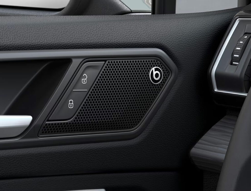 SEAT Tarraco - Technologies embarqué dans votre voiture - 9 hauts parleur Beats Audio situé au sein de la voiture pour une meillleure qualité de son